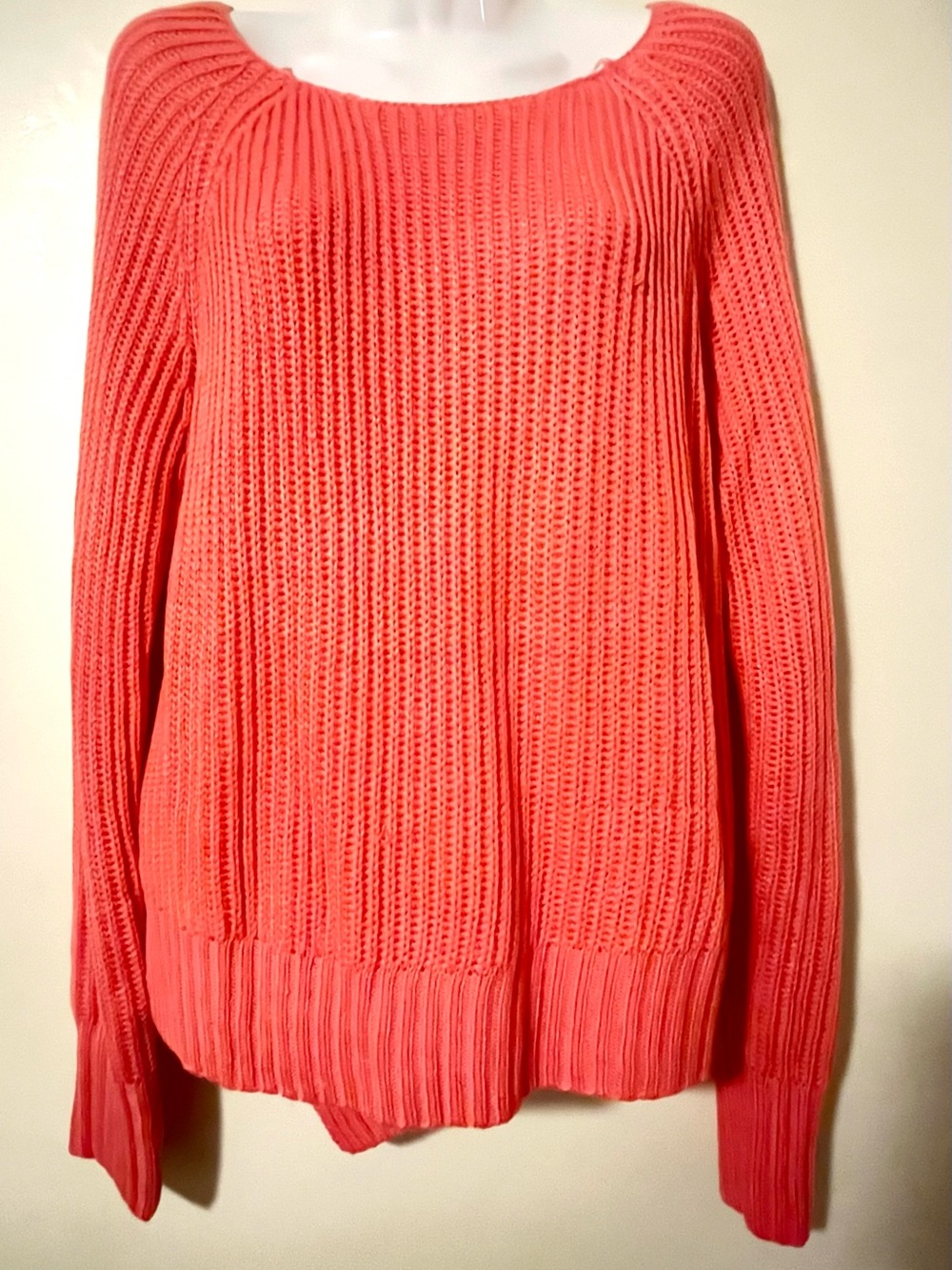 Rue21 Coral Scoop Neck Knit Sweater Size M NWT - Picture 3 of 7